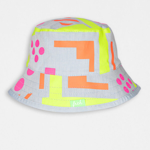 Bucket Hat - Yellow / Pink